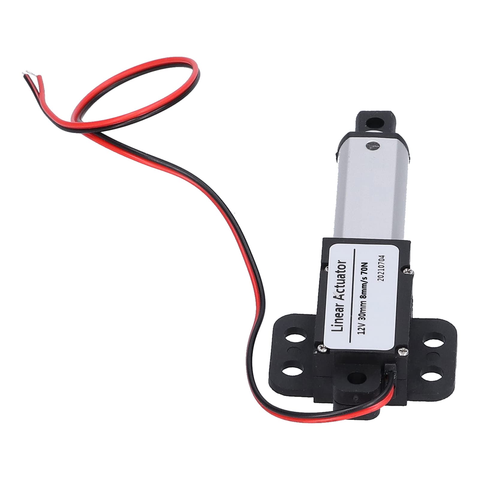 Mini Actionneur Linéaire électrique, Actionneur Linéaire Micro 12 V CC, avec Course de 30 Mm, Actionneur à Petit Mouvement pour Pales de Ventilateur, Armoires, Ouvre-fenêtre