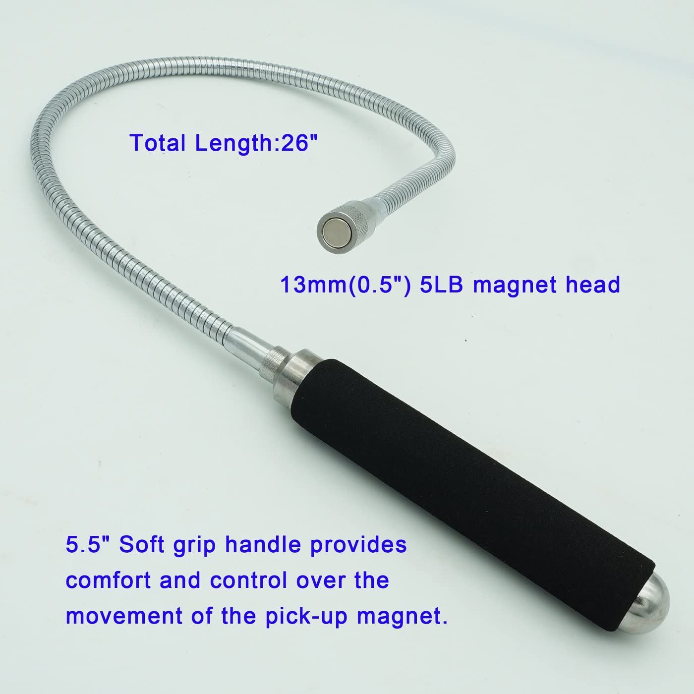 VASTOOLS Flexible Magnetic Pickup Tool Set, 5LB & 10LB, 26" Bendable Extension Magnetic Pickup — Amazon image 6