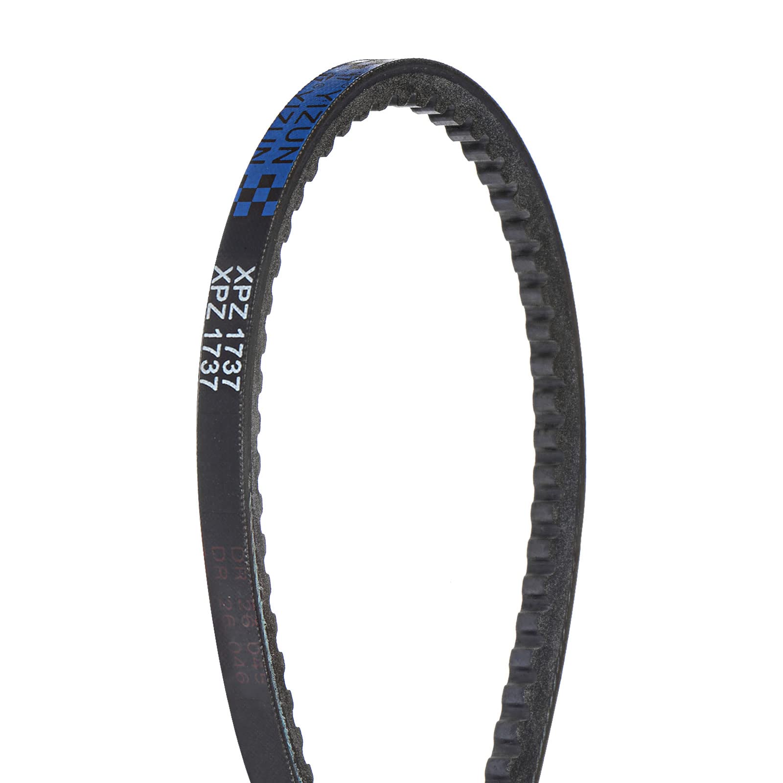 sourcing map XPZ1737 Keilriemen Antriebsriemen 1737 mm Teilungslänge Gummi Zahnriemen Flachriemen Für Getriebe Schneefräse Kraftübertragung