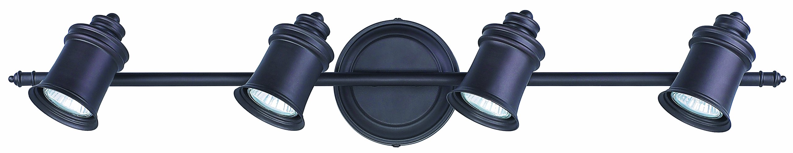 Canarm IT299A04ORB10 Taylor 4-Bulb Wall Mount Track Light, Oil Rubbed Bronze