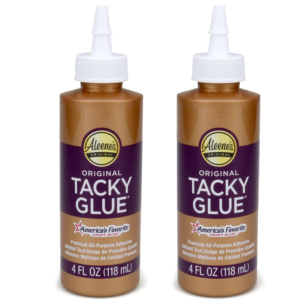 All-Purpose Tacky Glue – Premium Adhesive for Crafts, Hobbies, and Household Repairs (2 Pack)