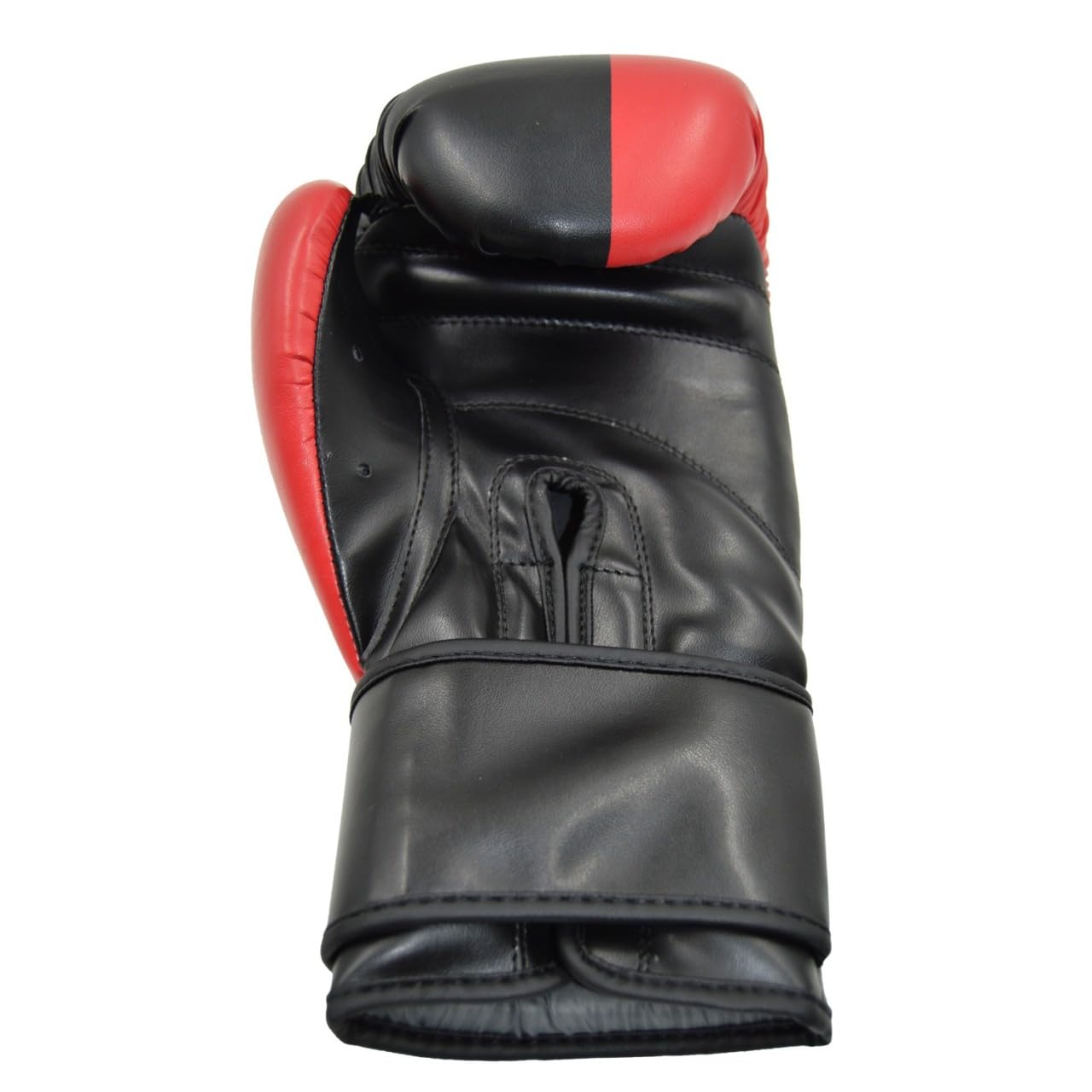 PX Boxhandschuhe Prepared to Fight Kunstleder schwarz-rot - Gepolsterte Trainingshandschuhe - Fitness, Sparring und Wettkampf - Ergonomisch - Unisex, Kinder, Erwachsene