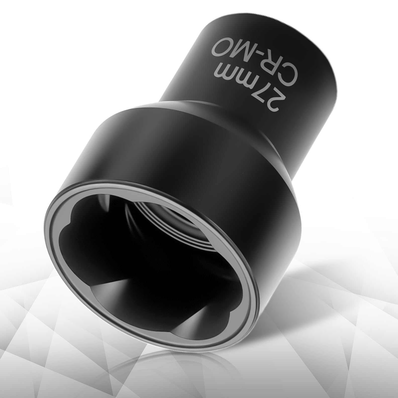 Extractor de tornillos y tuercas antirrobo para ruedas de coche - Juego de casquillos de extracción helicoidal para tuercas dañadas, rayadas o cerradas, compatible con 8-27 mm, entrada 1/2″