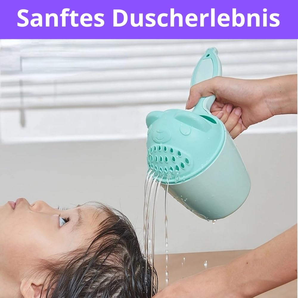 Badekissen Baby + Badekanne, Universelle Badewannenkissen, babywanne einsatz, Rutschfest, Weiches, Gepolsterte, anpassbarer Halterung (Set mit Badekissen + inklusive Badekanne)