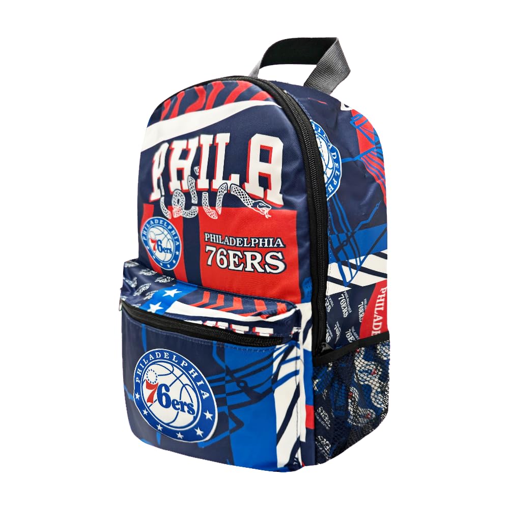 Pro Specialties Group Philadelphia 76ers basketball travel backpack, hiking, gym Backpack durable bag designed for men and women. Ideal for Adults,