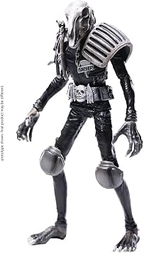 HIYA TOYS Judge Dredd Judge Mortis Black and White 118 Scale Exquisite Mini Action Figure