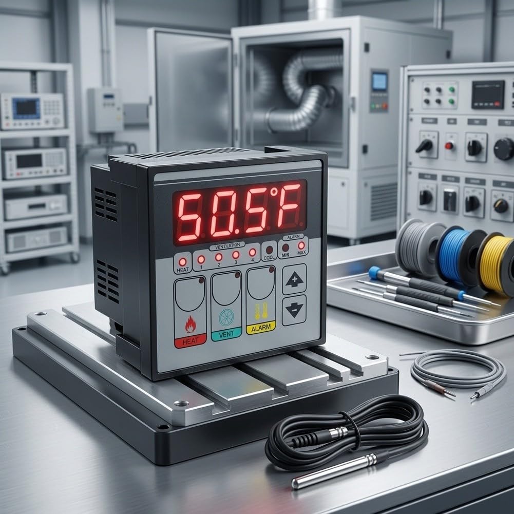 54 Temperaturregler, integrierter Sensor, flexible Installation