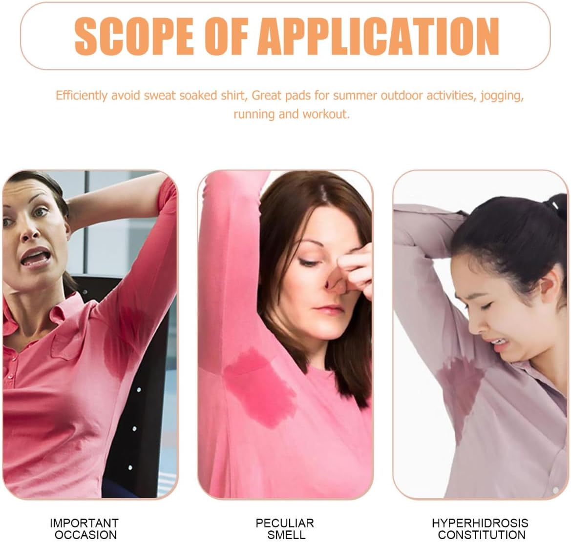 SUPVOX Breathable Sweat Guard Underwear Vest Underarm Sweat Vest Washable Shield for Women Girls Ladies - Image 3