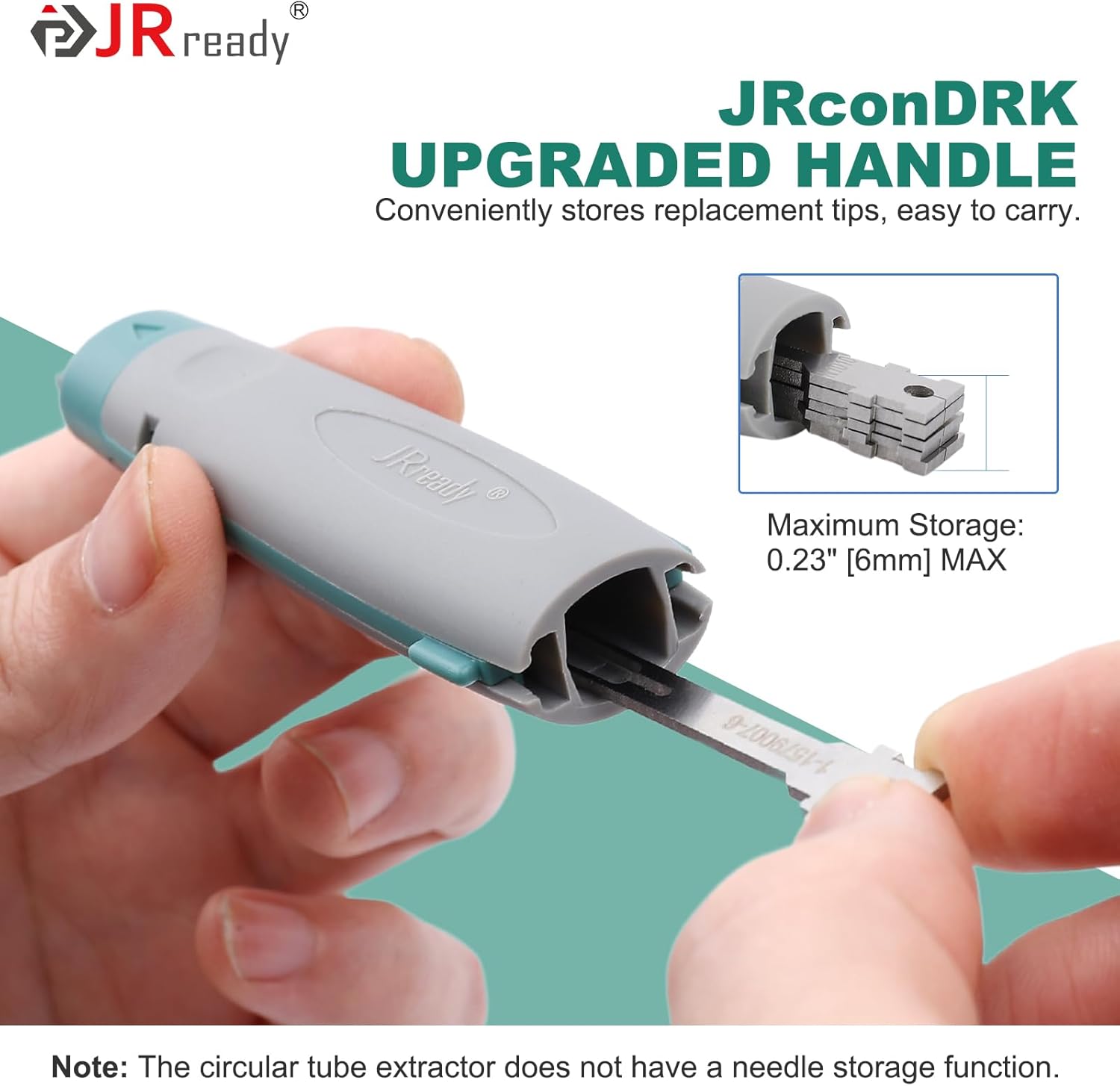 JRready JRconDRK00A20-03 Electrical Pin Extractor Tool with 46 Replacement Tips for Pin Removal Tool, Pin Extractor Tools for Deutsch, AMP/TE, Molex, Delphi,JST, Harting Connectors & More