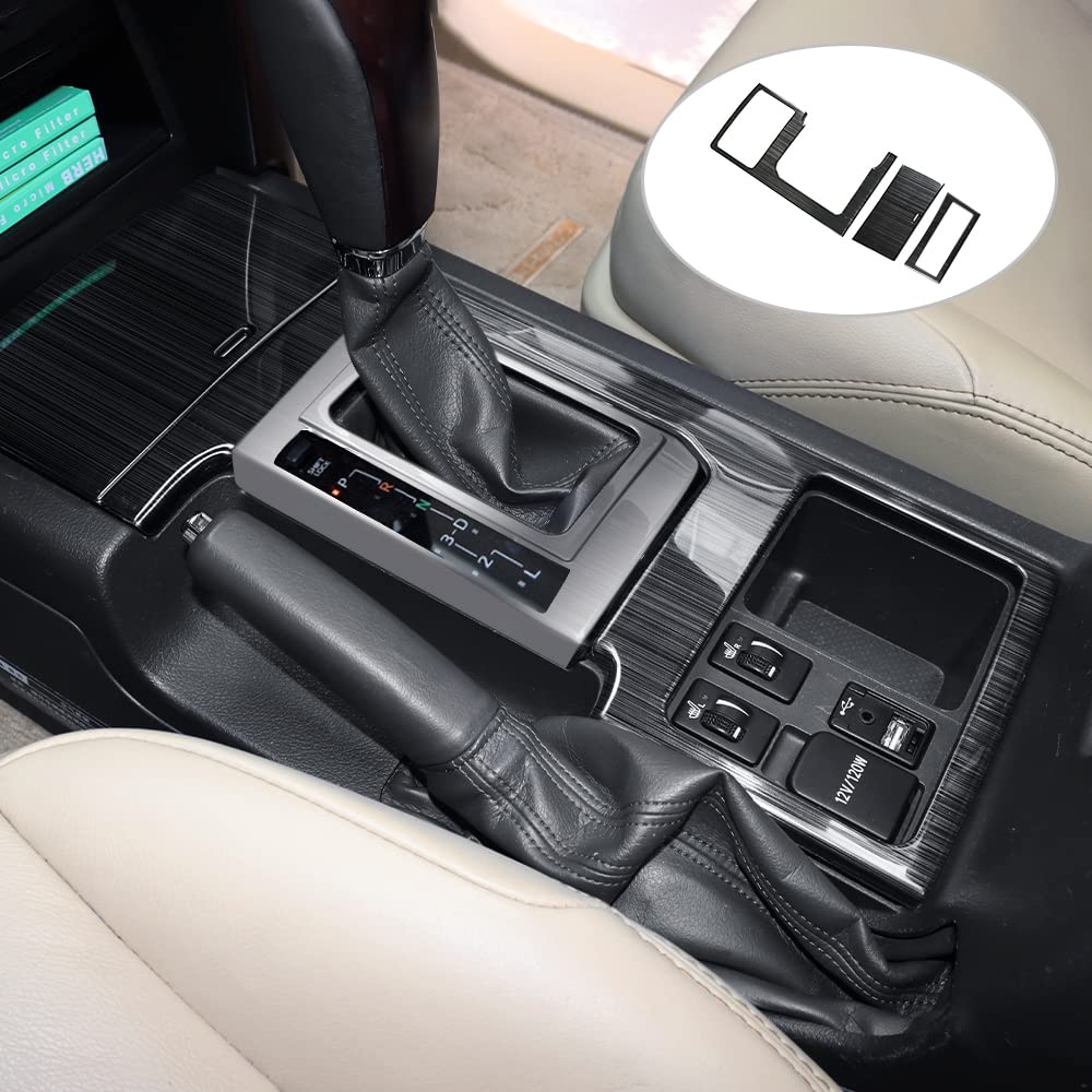 For Toyota Land Cruiser Prado 150 2010-2017 Interior Decorative Modification Accessories Central Gearbox Panel Lc150 Fj150 (Black 【B】 Style)