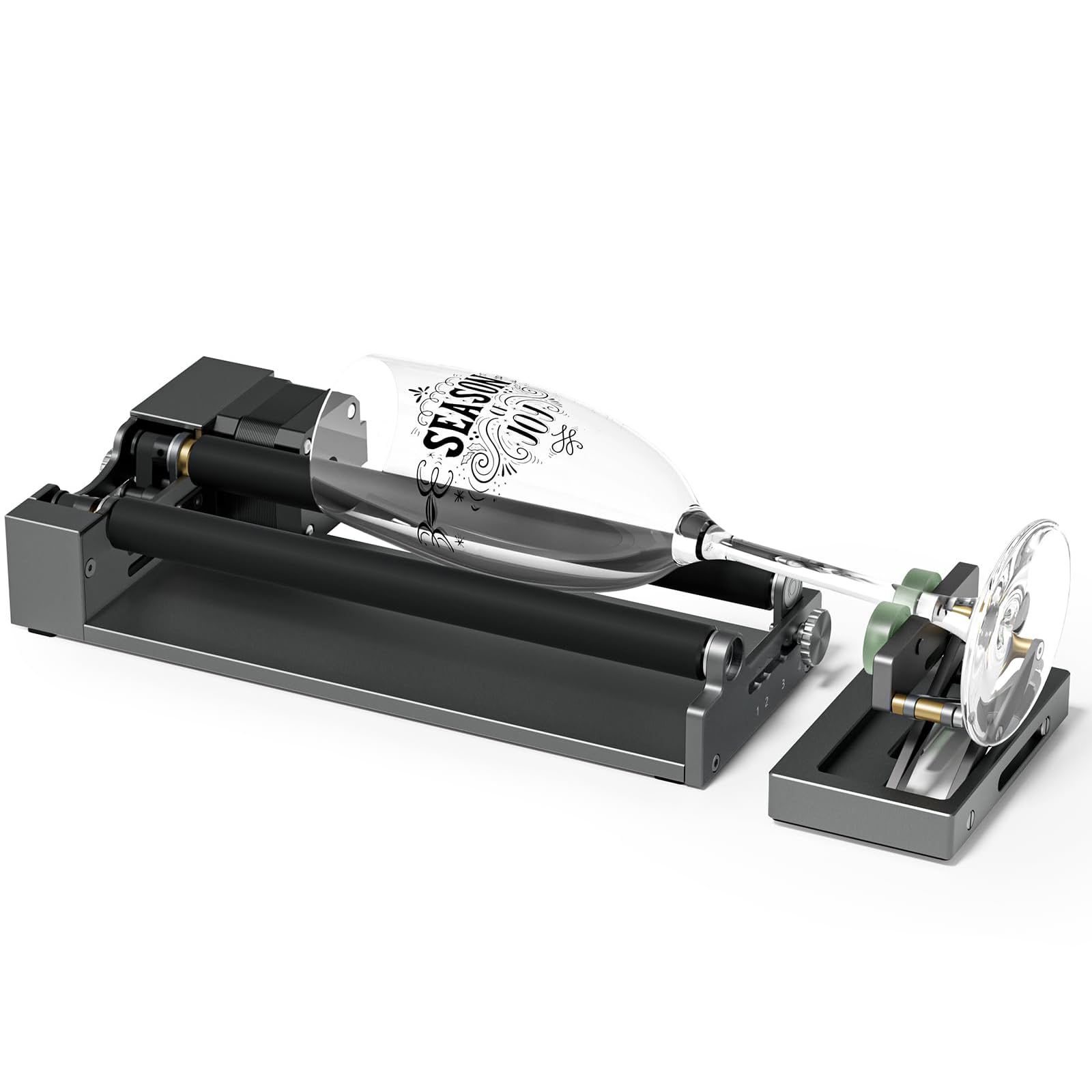 Woxcker ARot5 Rotary Roller, Y-axis Rotary Roller 360° Rotation Perfect for Engraving Cylindrical Objects, Cups, Bottles, Pens, Adjustable 6-100mm, Only Compatible with Woxcker Engraver (L8 L2 JL7)
