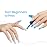 senvenski Blue Jelly Gel Nail Polish Kit - Ice Pearl Glass Blue Translucent Colors with Milky Sheer Finish | Vegan UV/LED Nail Art Kit Gift for Women Manicure Salon DIY(CS2-016)