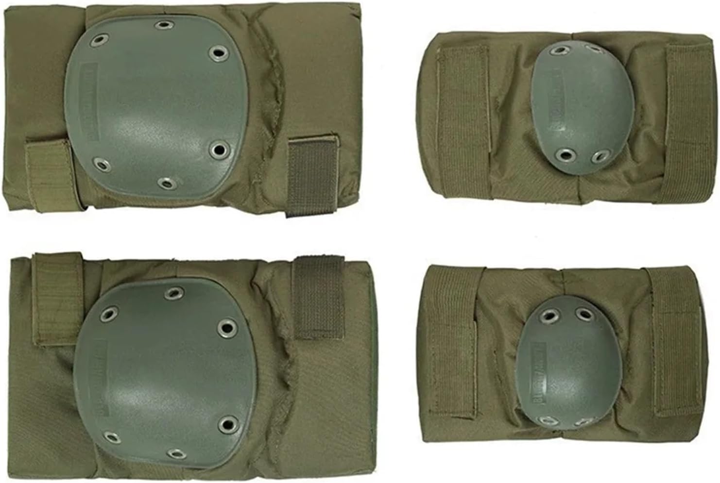 Tactical Knee and Elbow Pads Set Protective Gear Four-Piece Motorcycle Riding CS Field Adult Protection