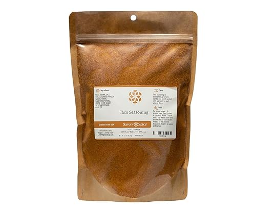 Miniatura 8 de Savory Spice - Condimento para tacos mexicanos gourmet para condimentar carne de taco, burritos, enchiladas, fajitas, guacamole, nachos y más (bolsa