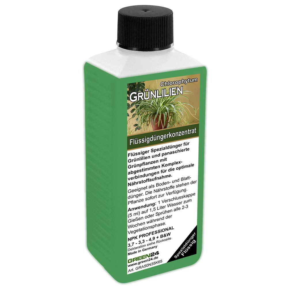 GREEN24 Grnlilien-Dnger Chlorophytum Flssigdnger HIGHTECH : Amazon.de:  Garten