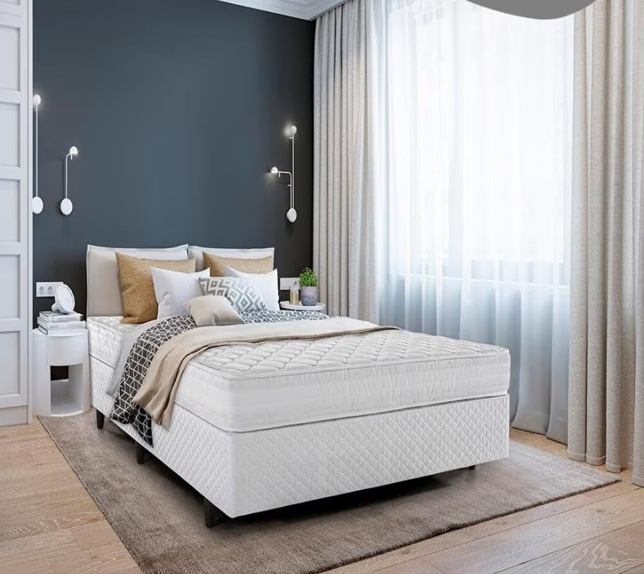 Colchão Casal 20cmx138cmx188cm D60 Frontier Herval Branco