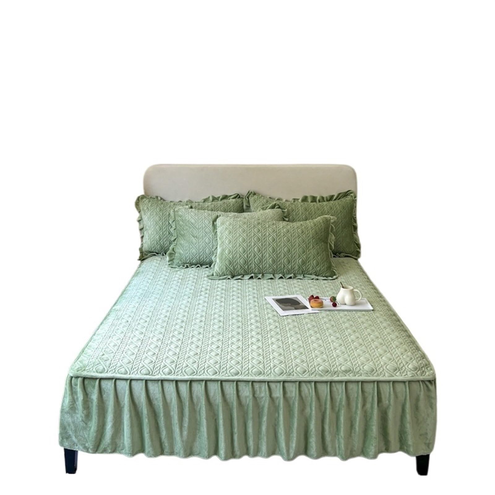 Couvre-lit matelassé lit double 200x220cm parfait pour l'hiver