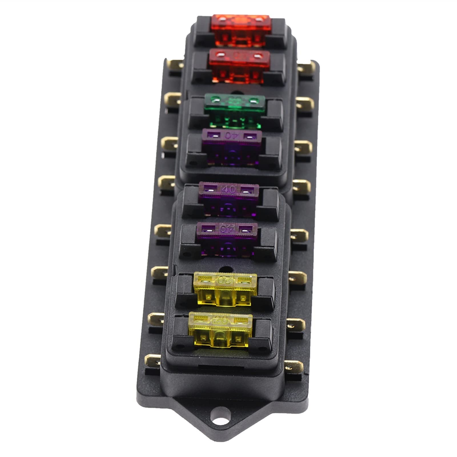 Fusibile Auto Scatola dei fusibili 8 vie Portafusibile automatico lama for camion con per circuito standard 12 V 24