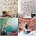 CADNLY String Lights with Clips - 50 LED Photo Clips String Lights for Bedroom Wall Display Polaroid Hanging Pictures - Fairy Lights Clips Dorm Room Decor - Picture Hanger Holder Battery Operated