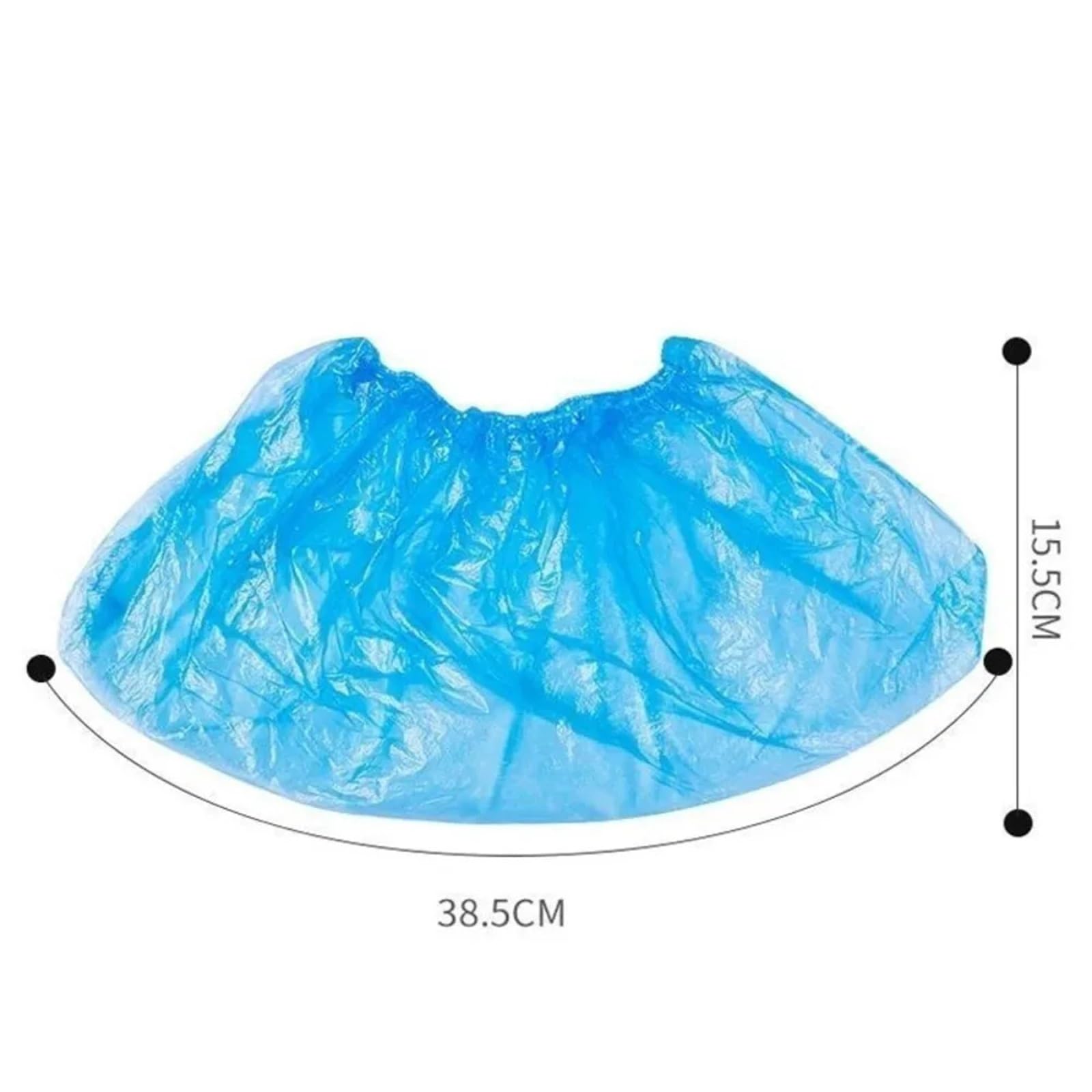 Copriscarpe Copriscarpe impermeabile da 100 pezzi copriscarpe in plastica antiscivolo imbottito in PE for interni