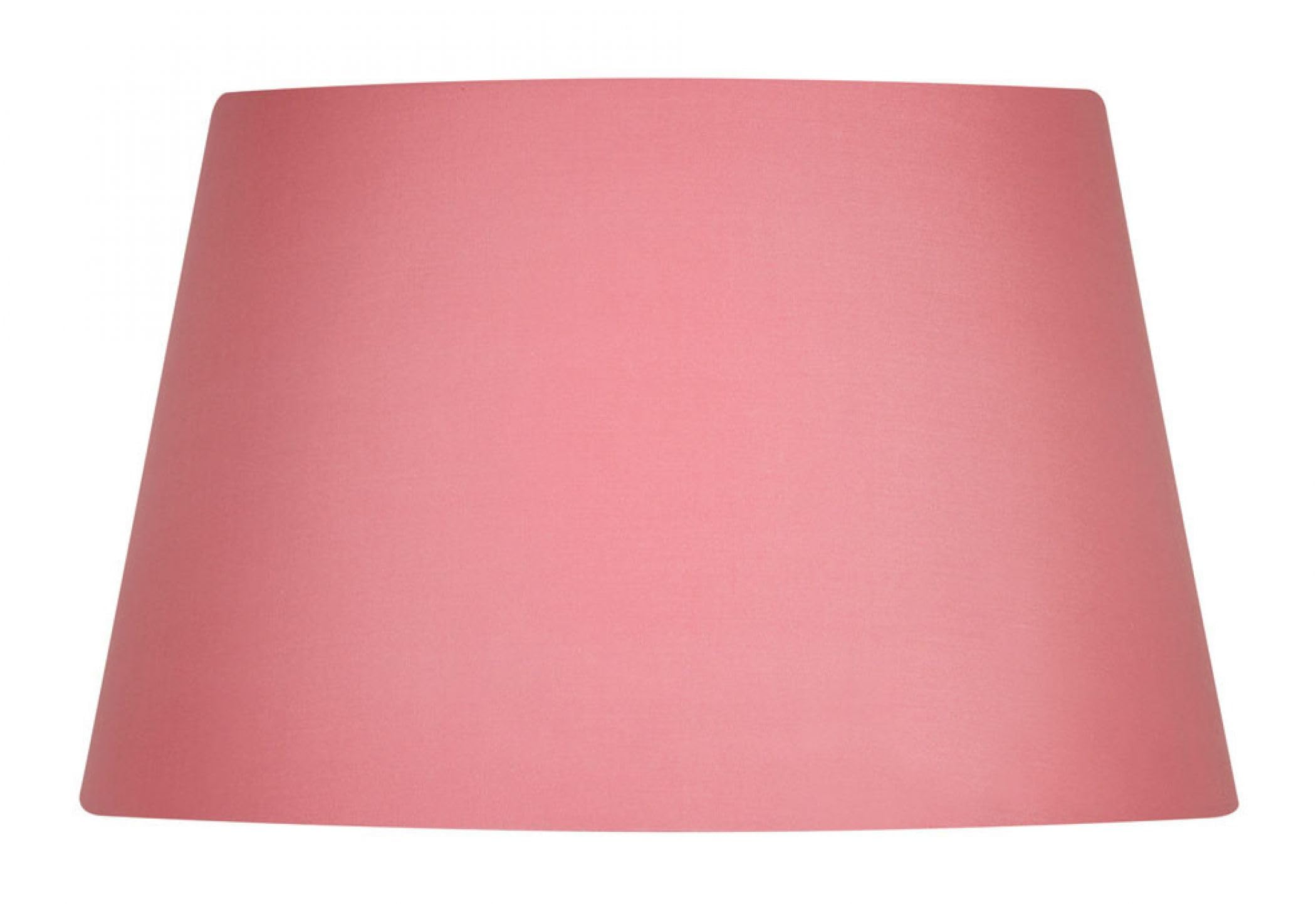 Oaks Lighting Cotton Drum Shade, 14-inch, Fabric, Salmon Pink, S901/14 SM