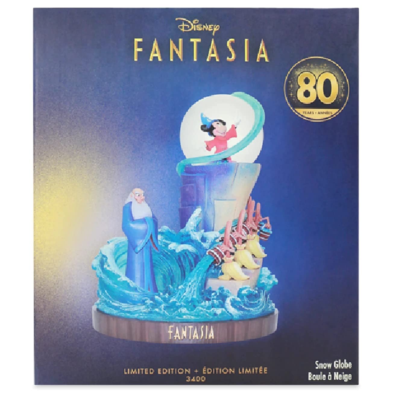 Amazon.co.jp: ファンタジア80周年記念フィギュア スノードーム付き 