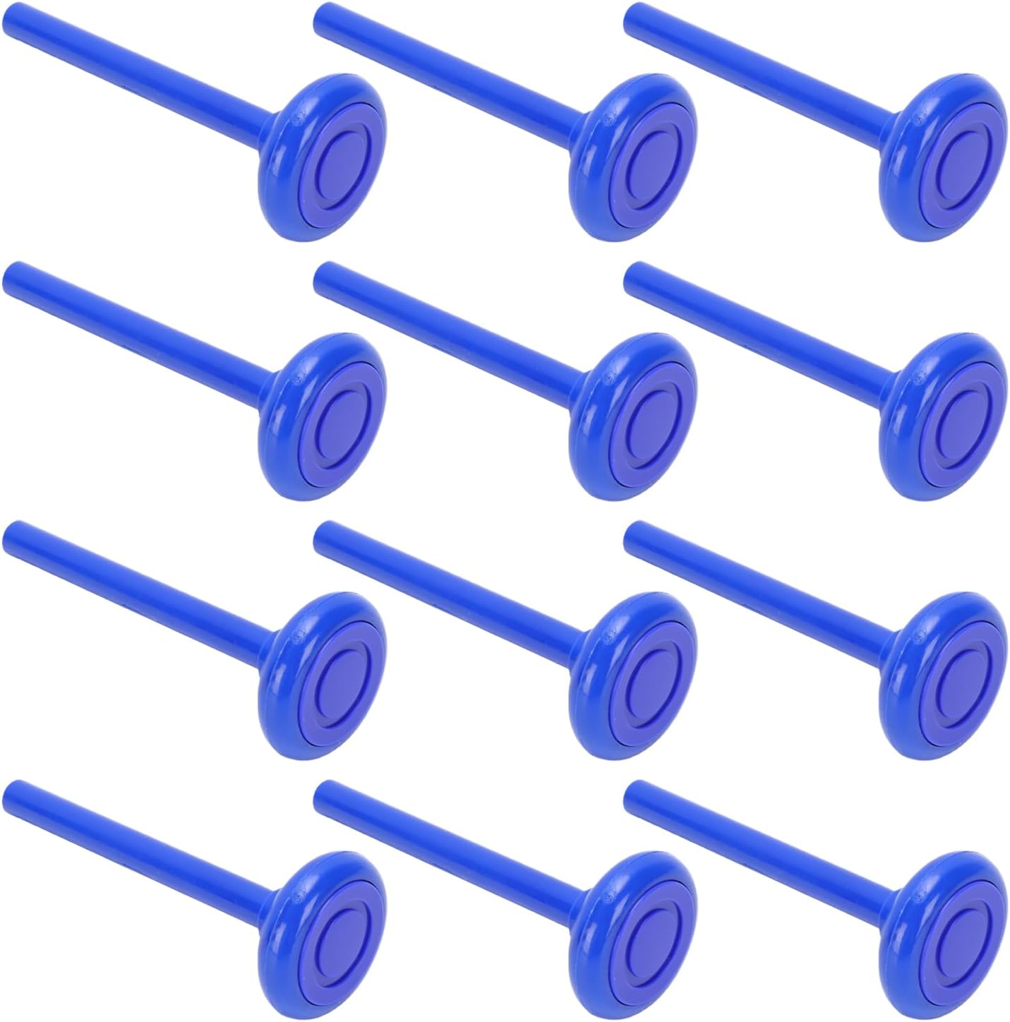 Zunate 12PCS Garage Door Rollers, 2 Inch Nylon Wheels with 4 Inch Stem, Double Sealed Bearings for Quiet Movement, Fits 2 Tracks, Easy Installation
