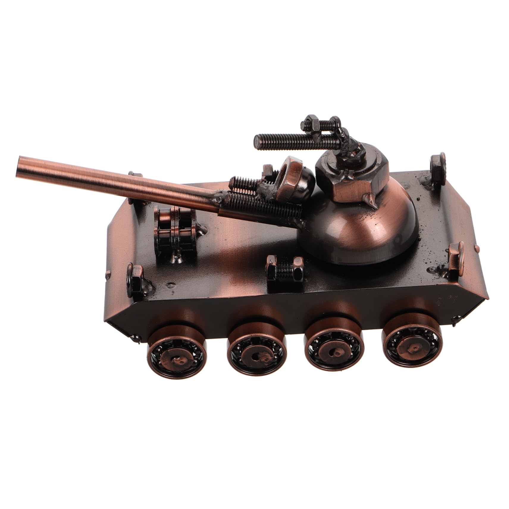 ABOOFAN Authentic Iron Tank Model Figurine Home Decor Ornament for Collectors Stylish Shop Display Fine Craftsmanship Detailed Design Unique Atmosphere Enhancer