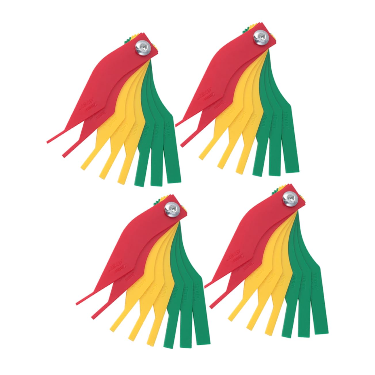 PartyKindom Brake Pad Measurement Tool Brake Gauge Precision Scale for Vehicle Maintenance