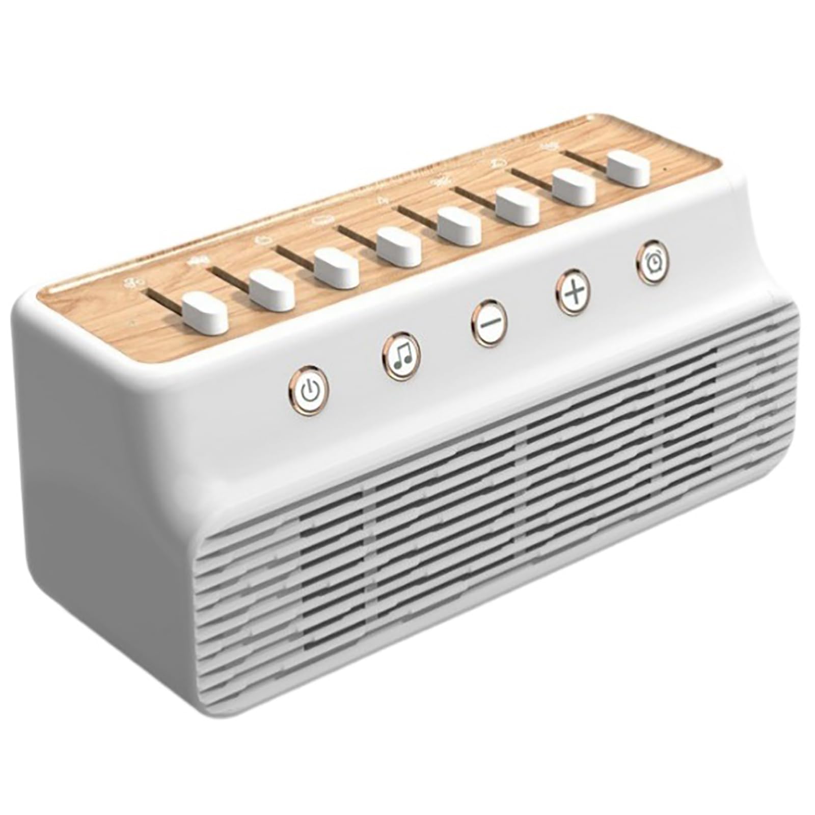Máquina de sonido, altavoz portátil de ruido blanco con 8 sonidos naturales para ayuda al sueño, reducción inteligente de ruido para relajación y alivio del estrés