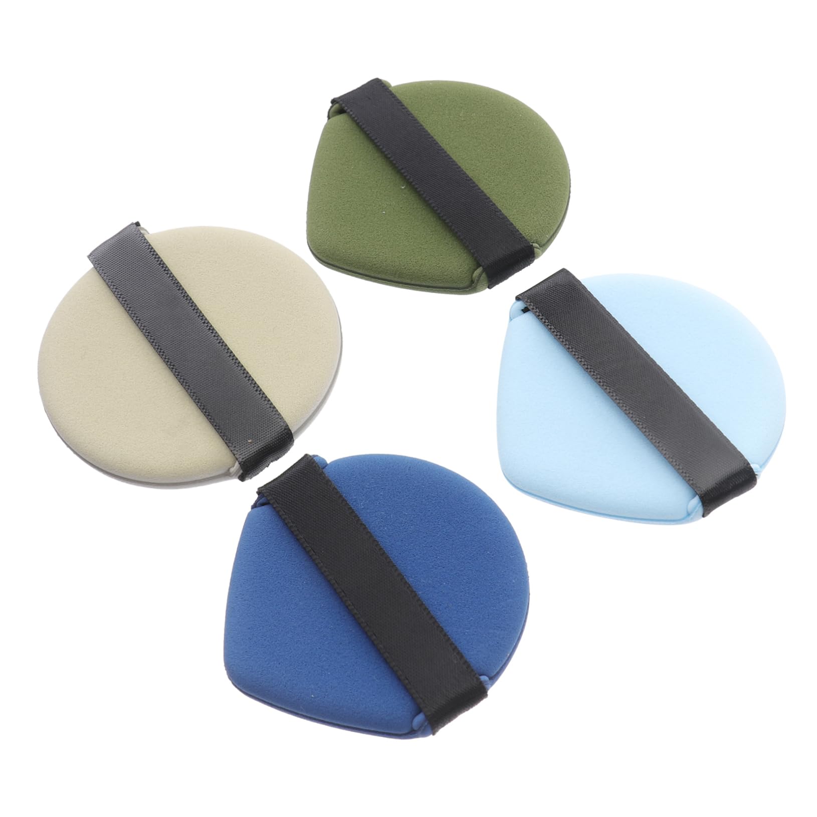WOFASHPURET Dual-purpose Makeup Powder Puff Sponge 4 Pack Make up Sponges for Dry Wet Application Soft Material for Comfort Easy to Cle