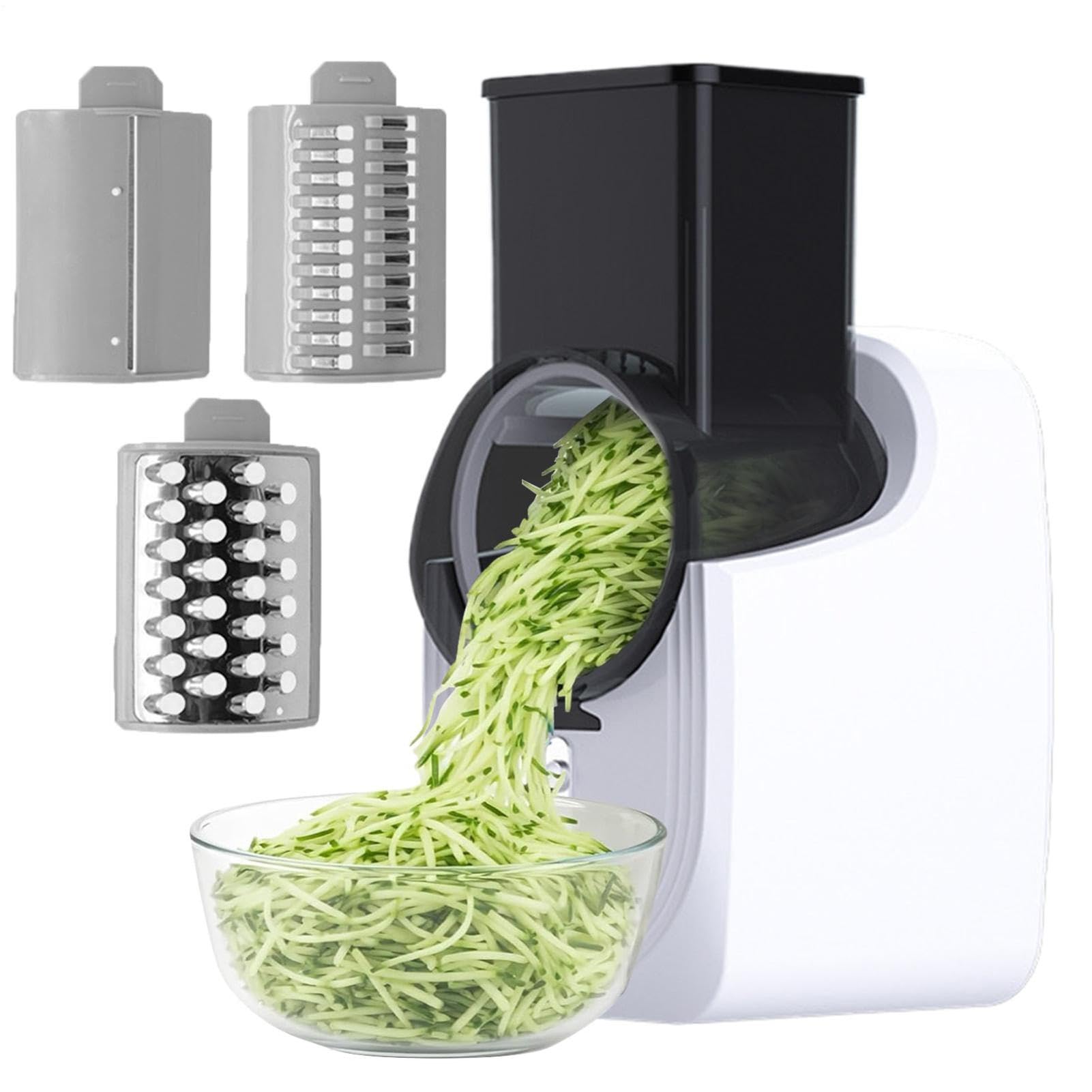Grattugia automatica per formaggio e affettatrice da cucina | Grattugia elettrica per patate per la lavorazione degli alimenti, catering, ristoranti, preparazione dei pasti, cucina, casa