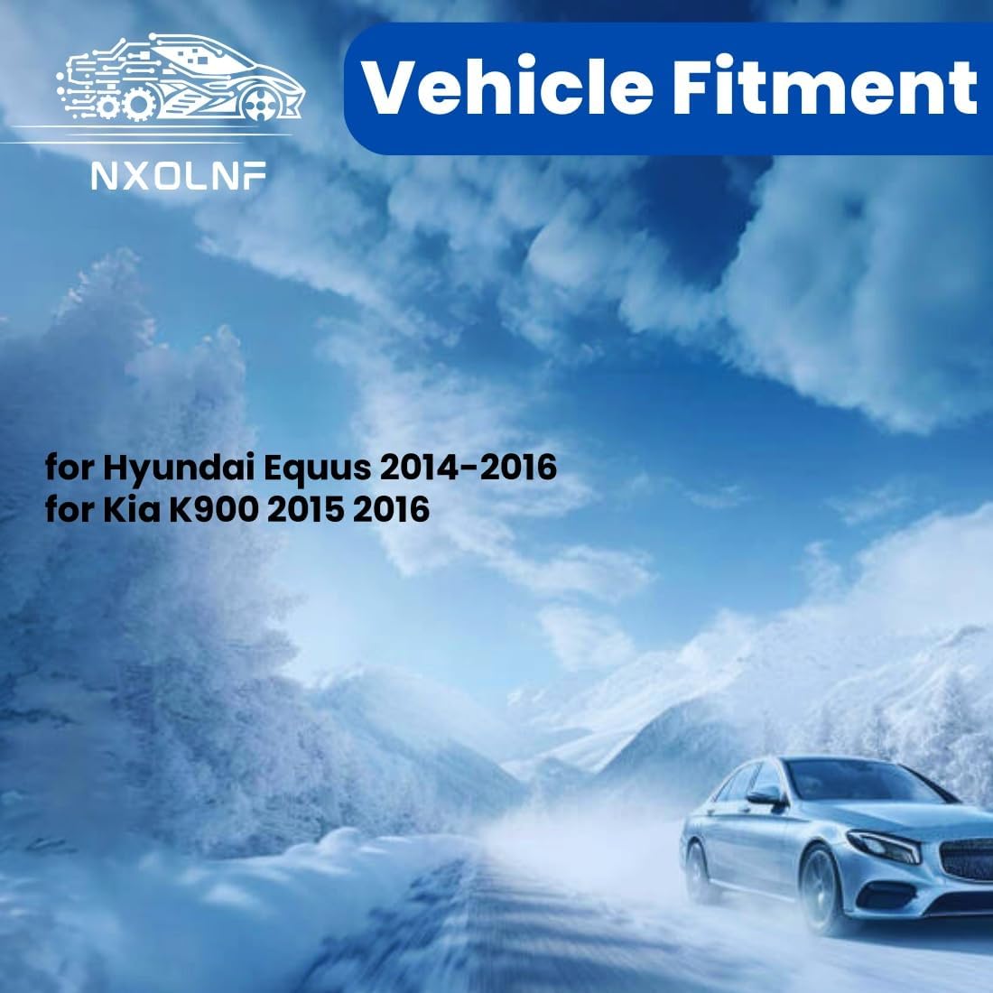 2X Parking Brake Shoes Automotive Replacement Rear for Hyundai Equus 5.0L 2014-2016, for Kia K900 3.8L 2015 2016, for Kia K900 5.0L 2015 2016