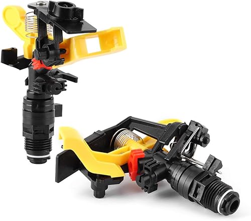 Miniatura 7 de Rociador de impulso de jardín de riego de impacto 2PCS para riego de agua, hilo macho DN15