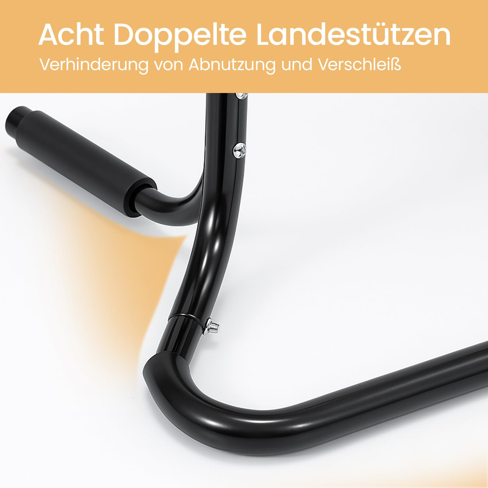 Youyijia Steh- und Aufstehhilfe – Höhe 84cm, Breite 52cm, Tiefe 45cm | Bettstütze für Senioren & Pflegebedürftige | rutschfeste Griffe, Robuster Stahlrahmen