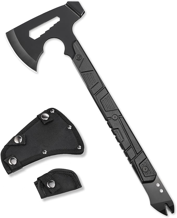 Camping Axe and Survival Hatchet 17.5in Full Tang with 3