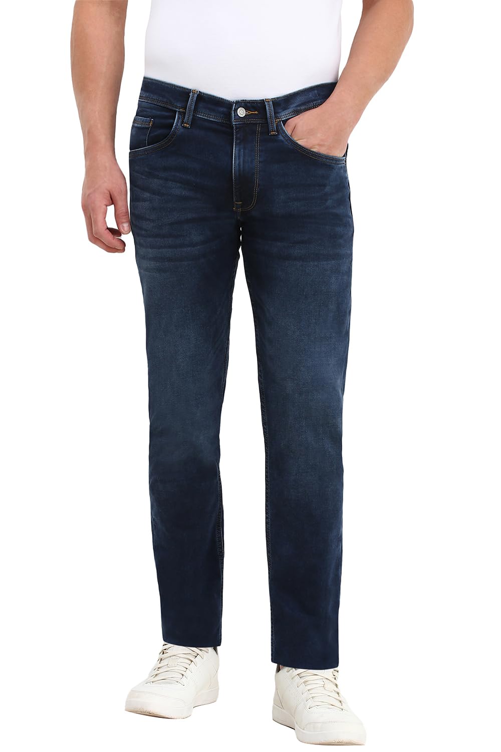 allen solly Men's Mid Rise Skinny Fit Jeans-picture-19
