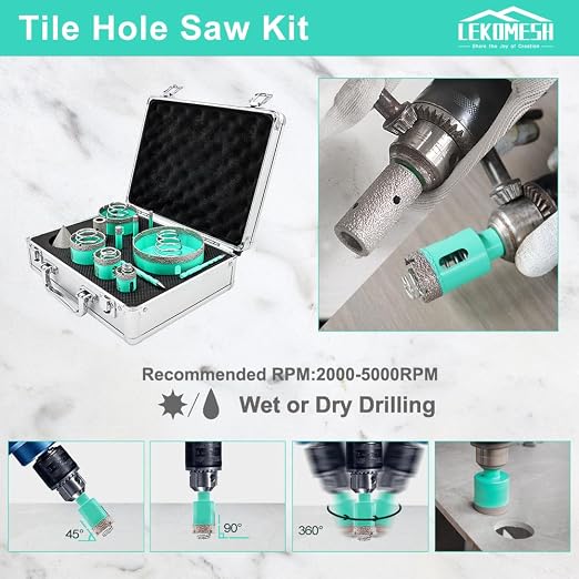 Kit de Brocas de Diamante para Azulejos y Baldosas miniatura 6