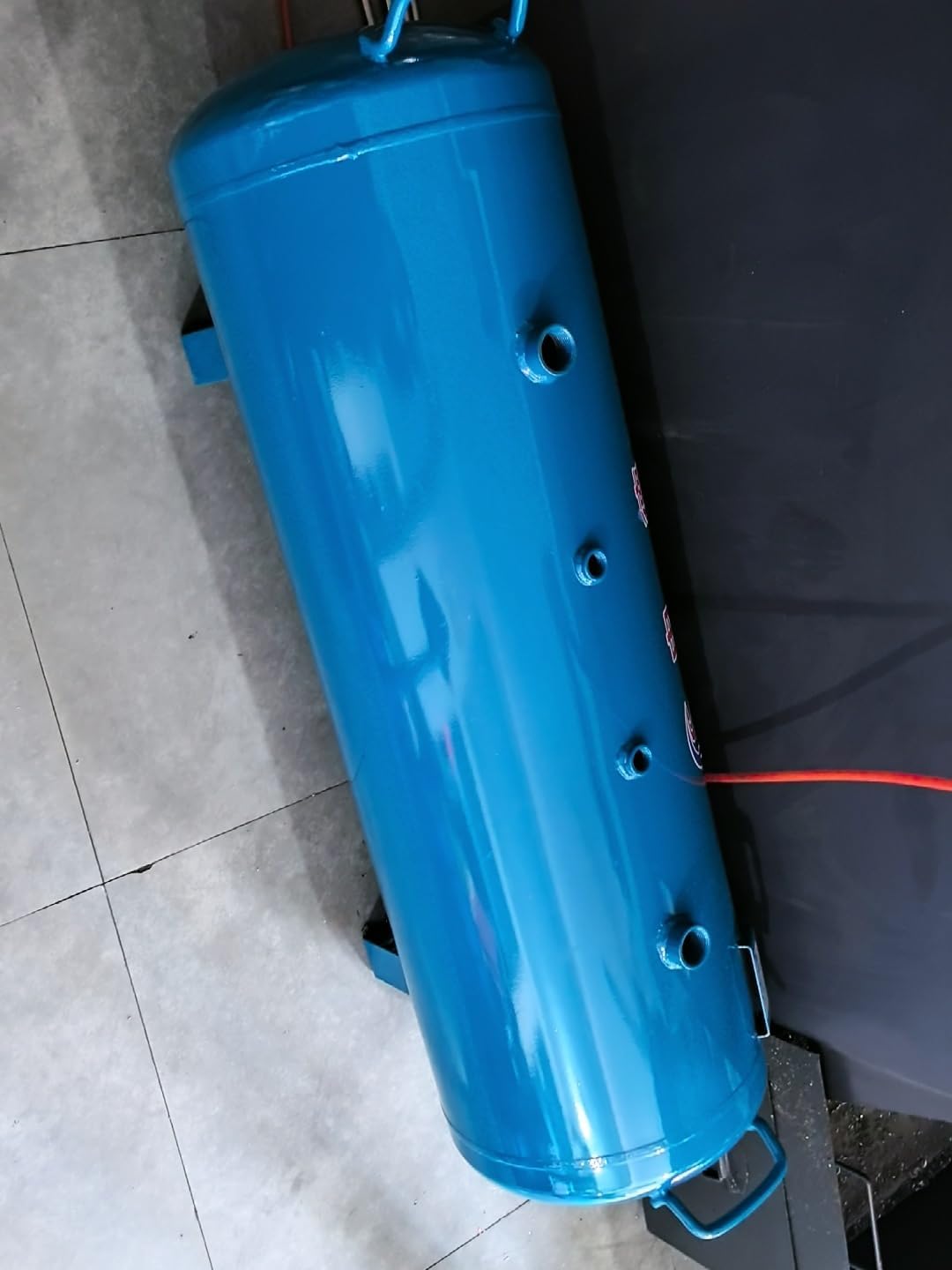 Portable Air Tank Air Storage Receivers, 15 26 Gal Compressed Air Storage Tank for Pneumatic Systems, Gas Pressure Vessel(Blue,15.8 Gal)