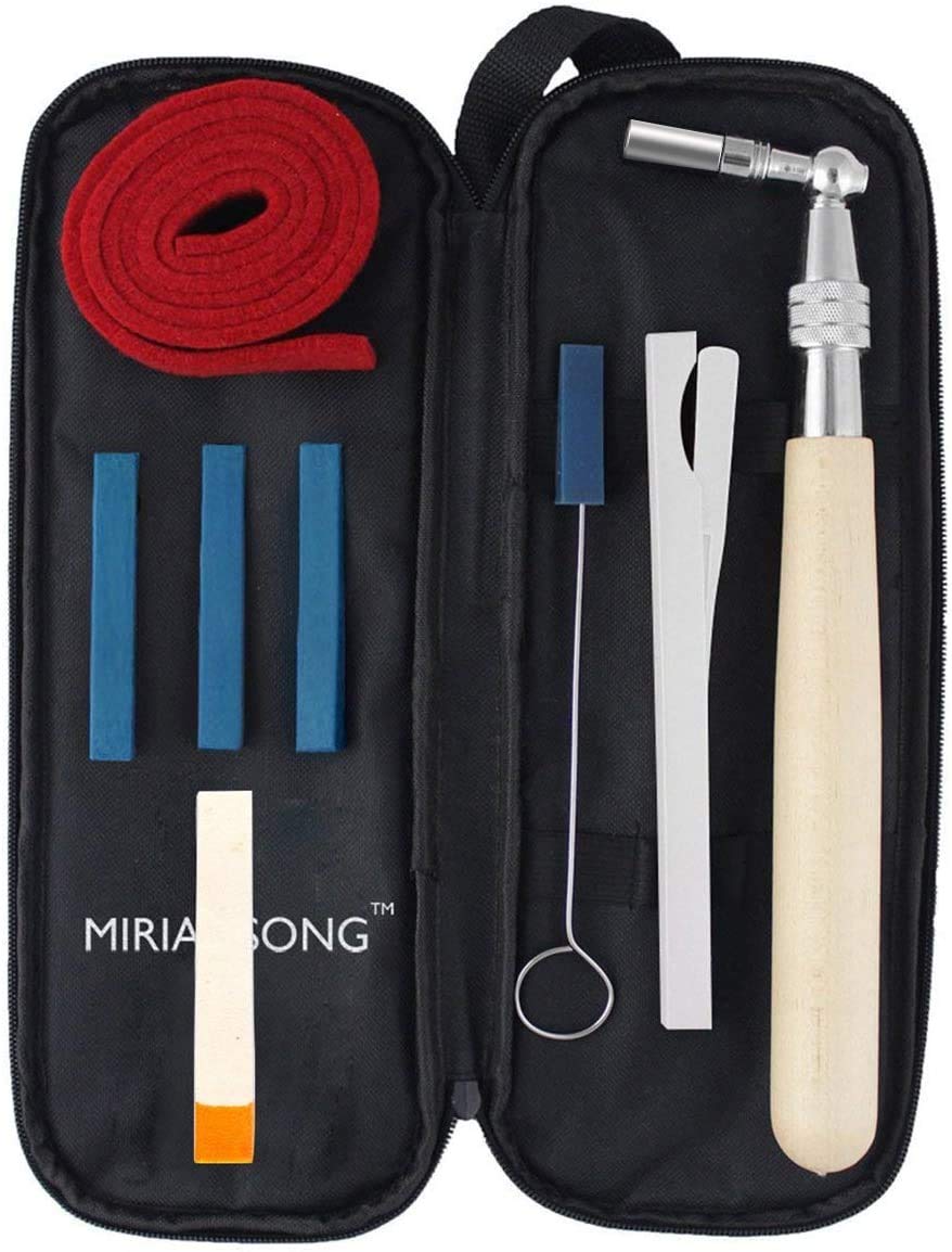 MiriamSong Professional Piano Tuning Kit - The Best Tuner Set Including Universal Star Head Hammer, Mute tools, Felt Temperament Strip and Case