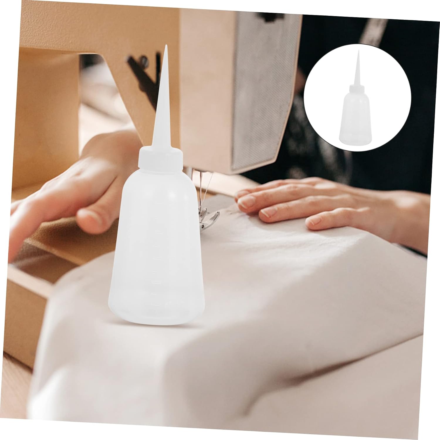 Oil Dispenser Bottle 10pcs Plastic Sewing Machine Oil Holders Fine Point Nozzle