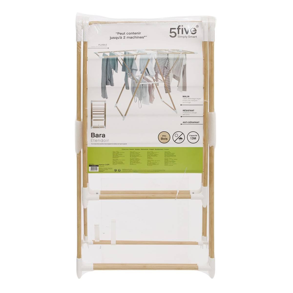 5 five simply smart 5five - étendoir à Linge Pliant Pont 13m bara Effet Bois