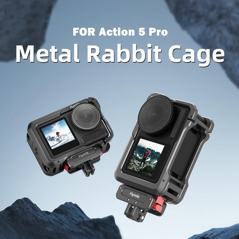 Amazon.co.jp: DJI OSMO Action 5 Pro用カメラケージ + 強化フィルム 
