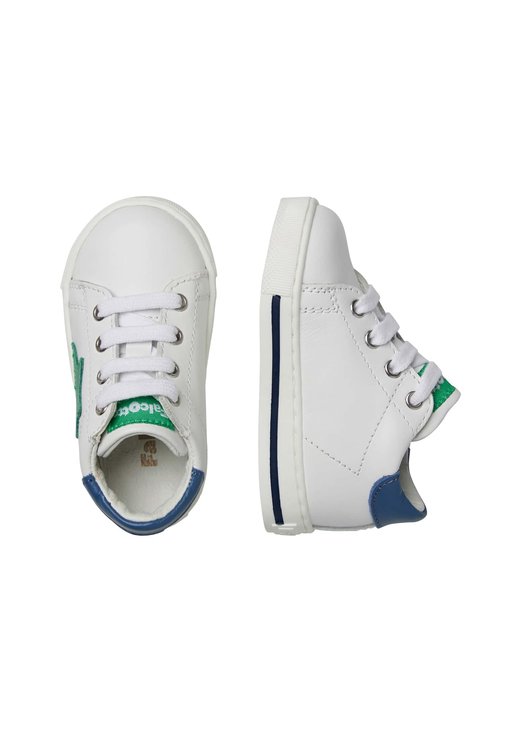 Falcotto Sasha Calf White-Green-Azure