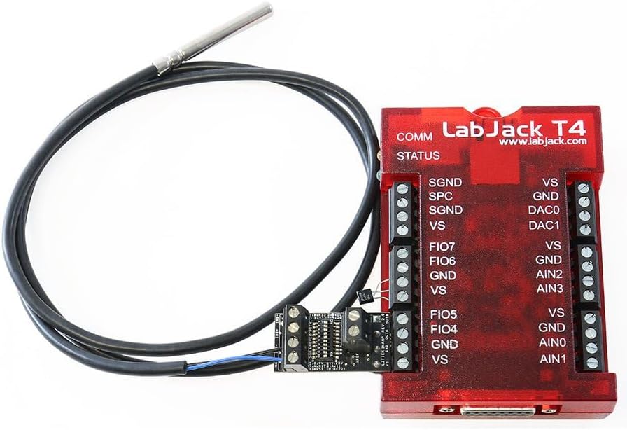 Miniatura 2 de Registrador de datos T4-USB o dispositivo DAQ multifunción Ethernet con hasta 12 entradas analógicas o 16 ES digitales, 2 salidas analógicas (10