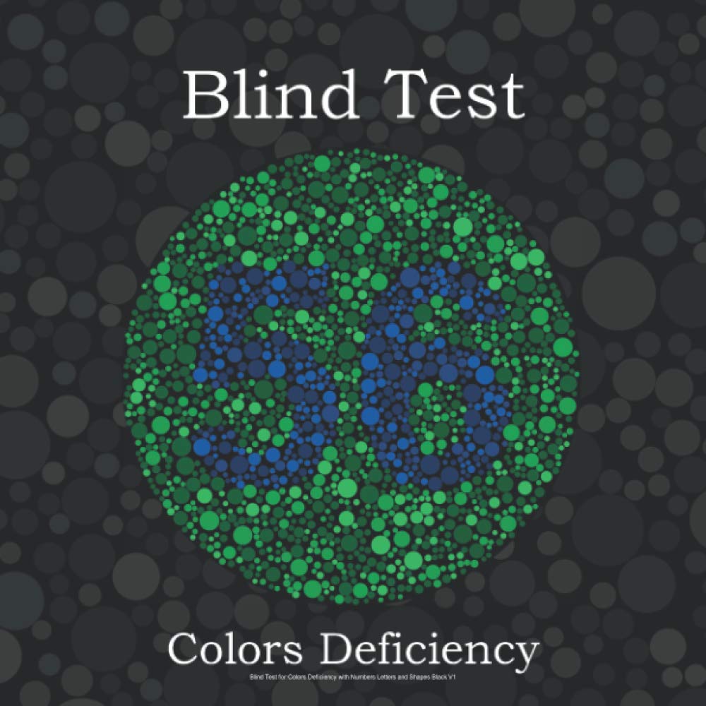 Buy Blind Test for Colors Deficiency with Numbers Letters and Shapes