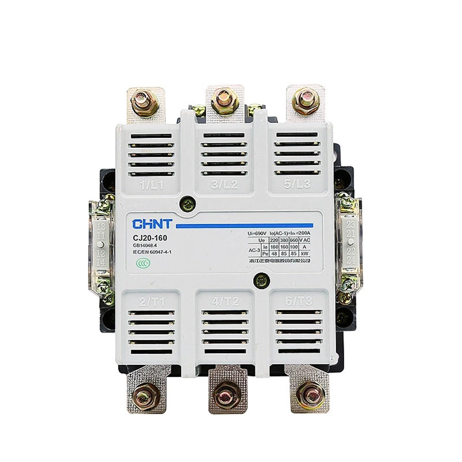 HYRBNSDLK CJ20-160 220V 380V Electric Magnetic 3 Phase Ac Contactor 160A(Cj20-160 380v)