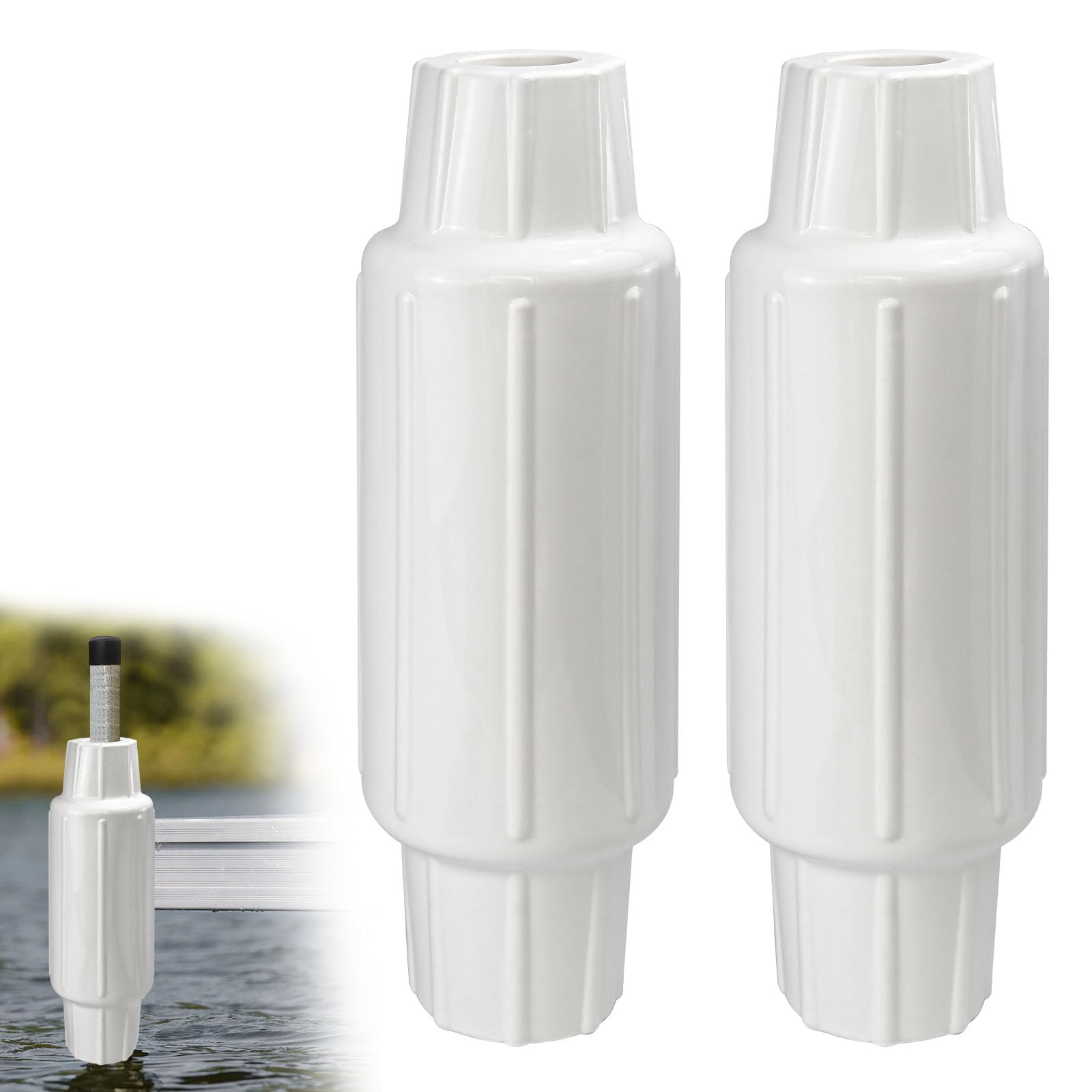 JYINCPED Slide Over Post Bumpers 2 Pack