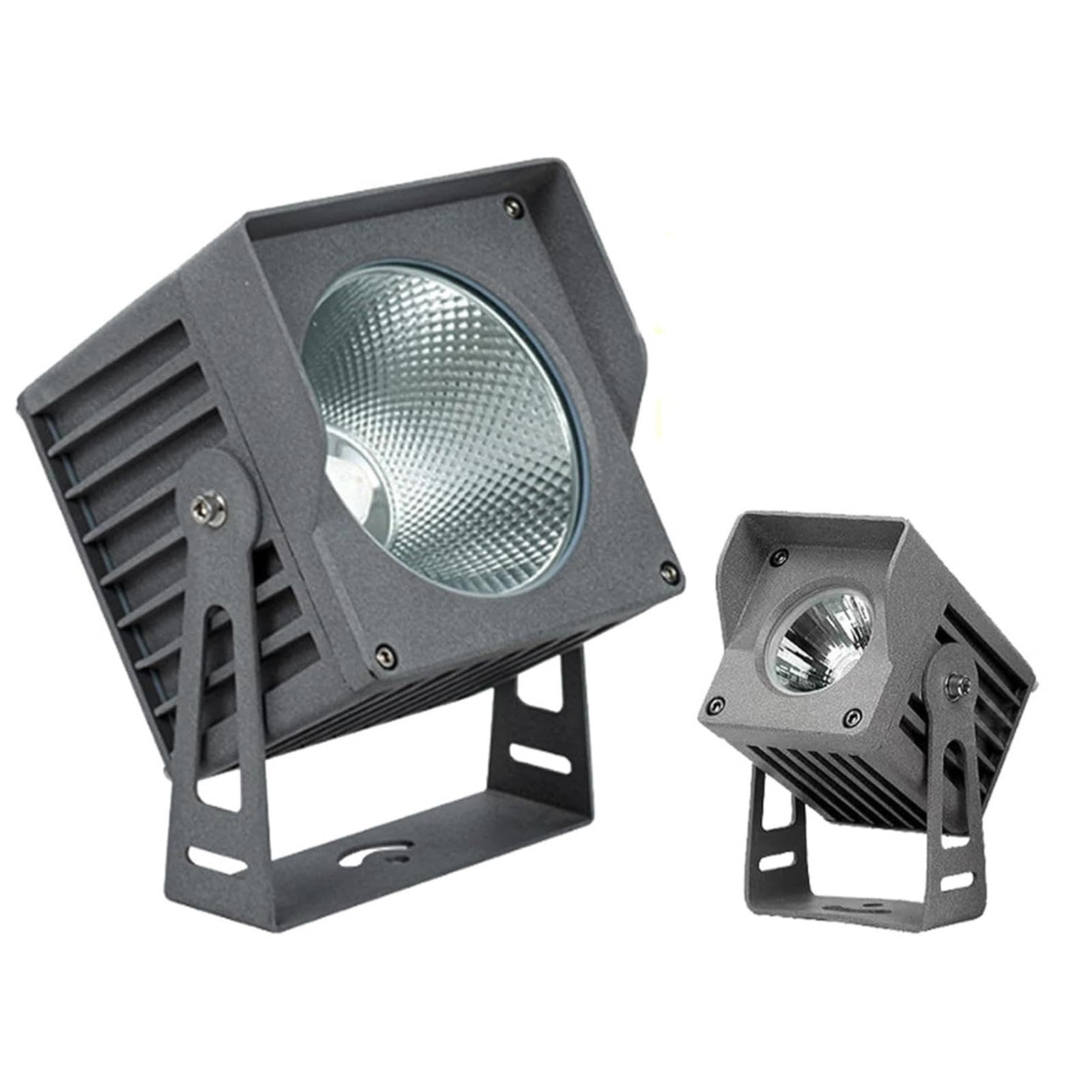 Lámpara De Paisajismo De 20W - Foco LED Para Árboles, Foco De Haz De Luz LED CA 100-265V, Proyector Cuadrado Con Protección IP65 Para Exteriores, Para Jardines, Villas(Neutral Light)