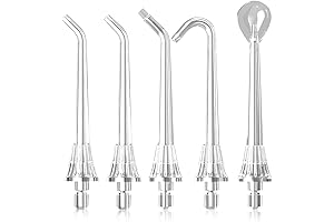 Wellfine Water Dental Flossers Replacement Jet Tips for Oral Irrigators